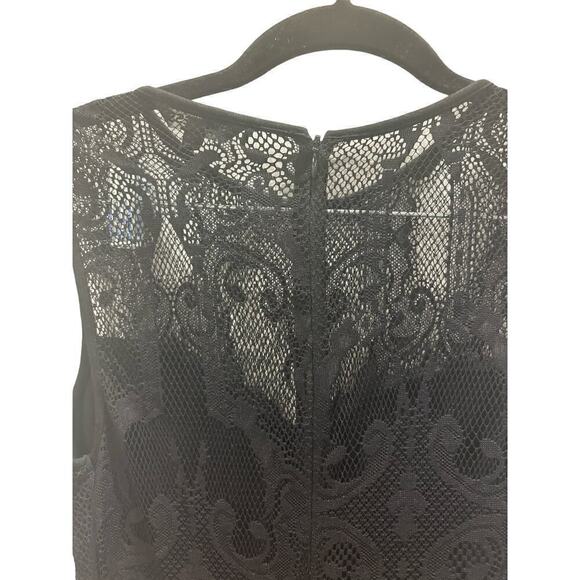 Express Black Lace Sheer Dress - Picture 5 of 5